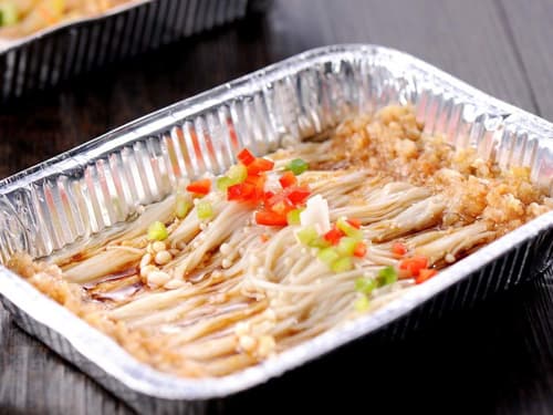 三水锡纸烤金针菇